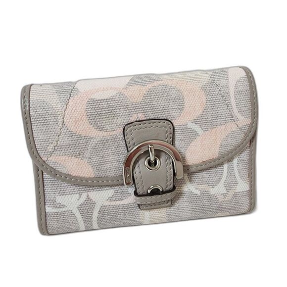 Coach Signature Buckle Wallet - Picture 1 of 12